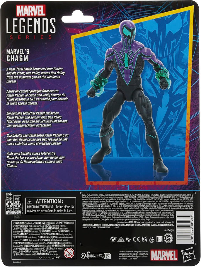 Spider-Man Retro Marvel Legends Chasm 6" Action Figure