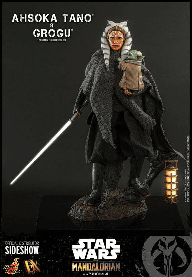 Hot Toys Ahsoka Tano and Grogu DX21 Sixth Scale Figure Set