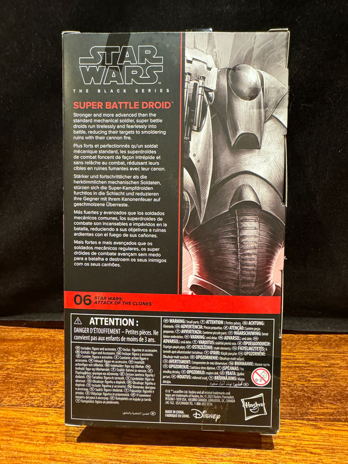 STAR WARS Black Series SUPER BATTLE DROID #6 (AOTC) 6" Action Figure