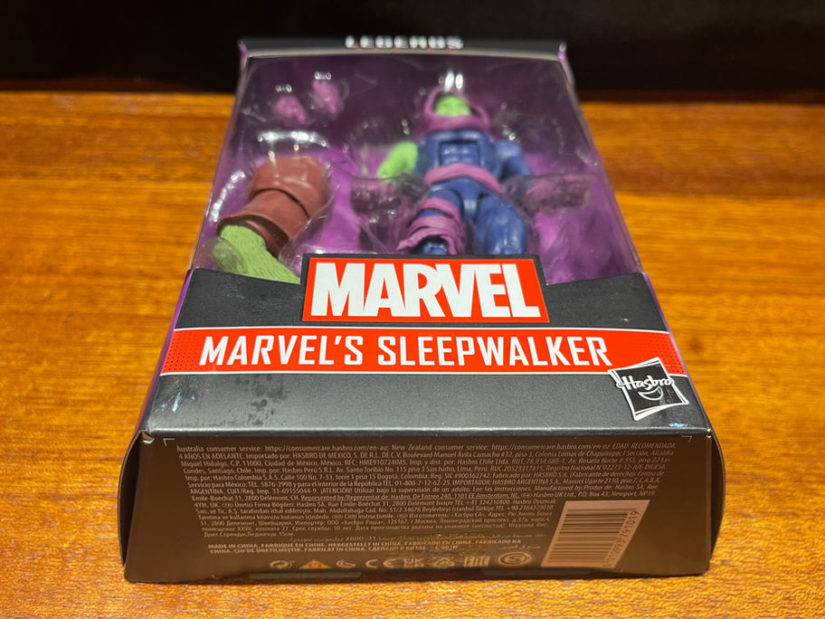 Marvel's Sleepwalker action figure in box