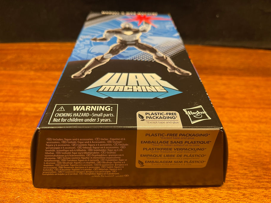 War Machine Retro 6" Action Figure box