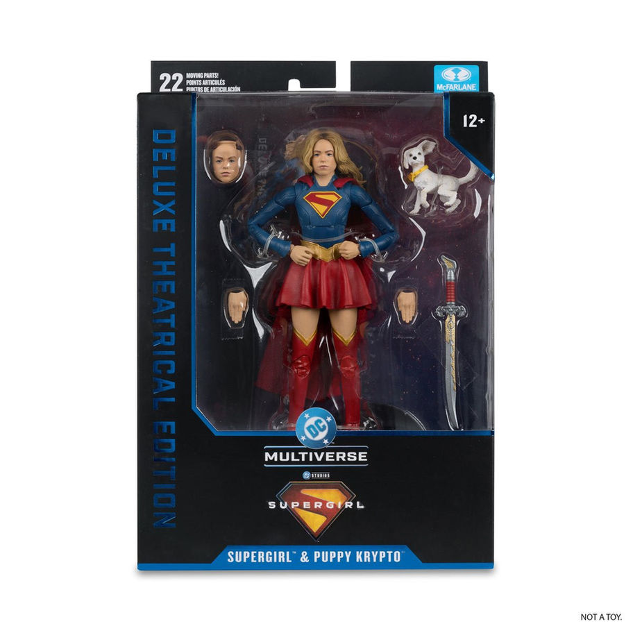McFarlane Toys Supergirl Movie Figure with Baby Krypto