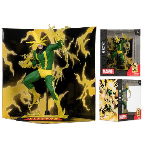 McFarlane Toys Marvel Electro Joe Fixit #5 1:10 Scale Posed Figure with Scene