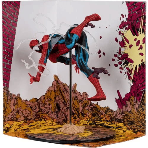 McFarlane Toys Amazing Spider-Man #318 1:10 Scale Posed Figure with Scene