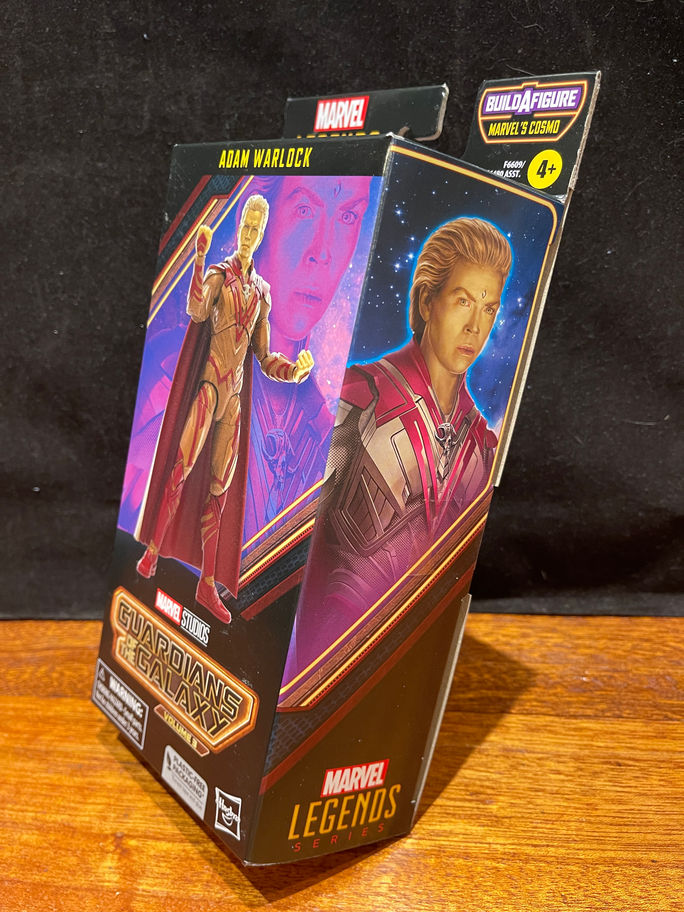 Adam Warlock Marvel Legends 6" action figure GOTG Vol 3 Cosmo BAF
