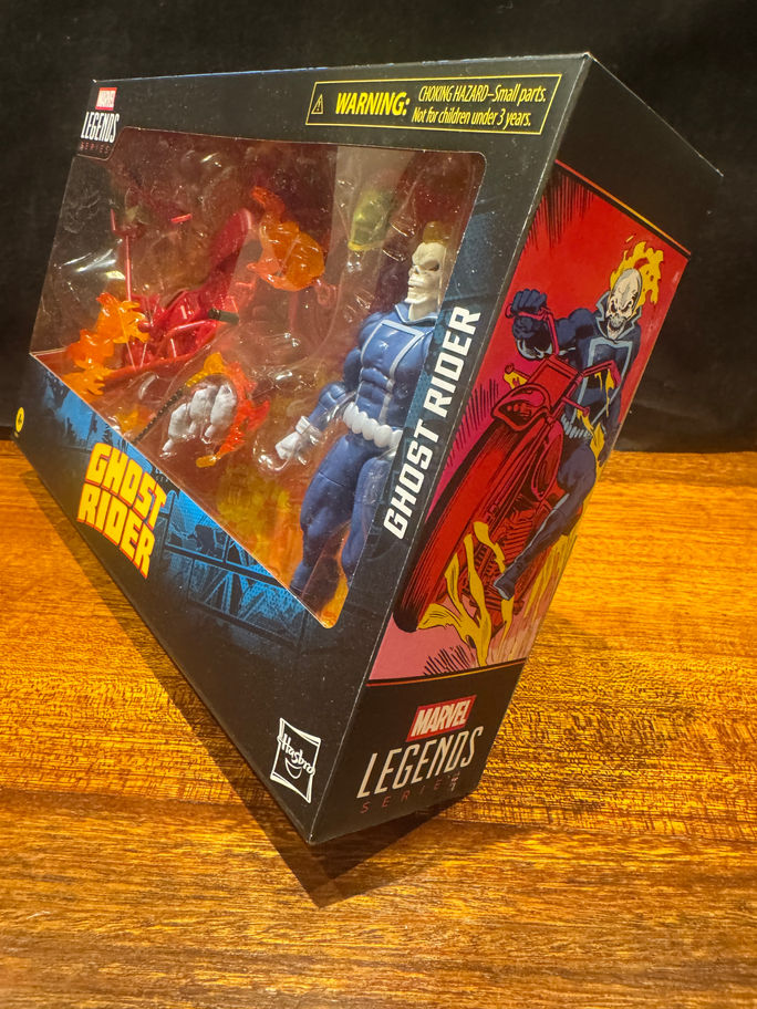 Marvel Legends Ghost Rider JOHNNY BLAZE with MOTORCYCLE 6" Deluxe Action Figure