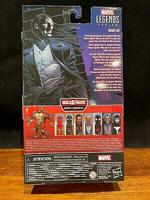 Morbius Marvel Legends action figure box back