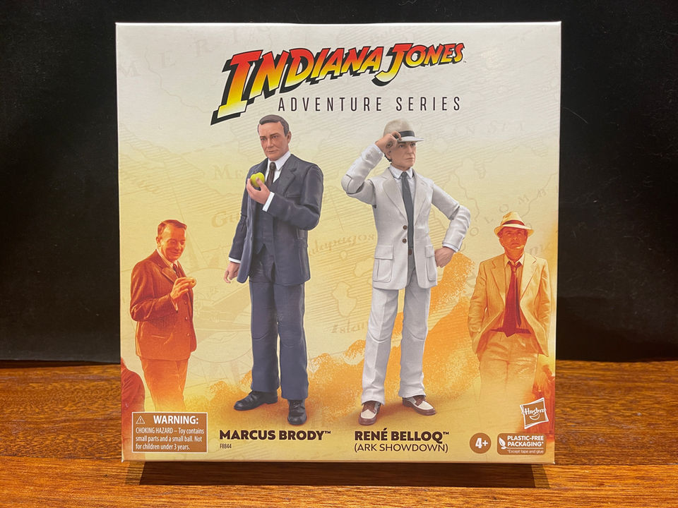 Indiana Jones Adventure Series: Marcus Brody & Rene Belloq action figures