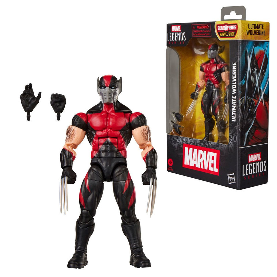 Marvel Legends Ultimate Wolverine BOX BAF Figure