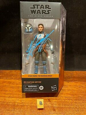 KATEE SACKHOFF AUTOGRAPH - STAR WARS Black Series BO-KATAN KRYZE BECKETT COA