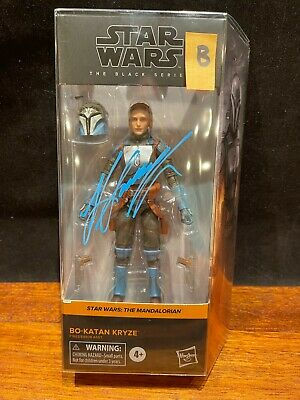 KATEE SACKHOFF AUTOGRAPH - STAR WARS Black Series BO-KATAN KRYZE BECKETT COA