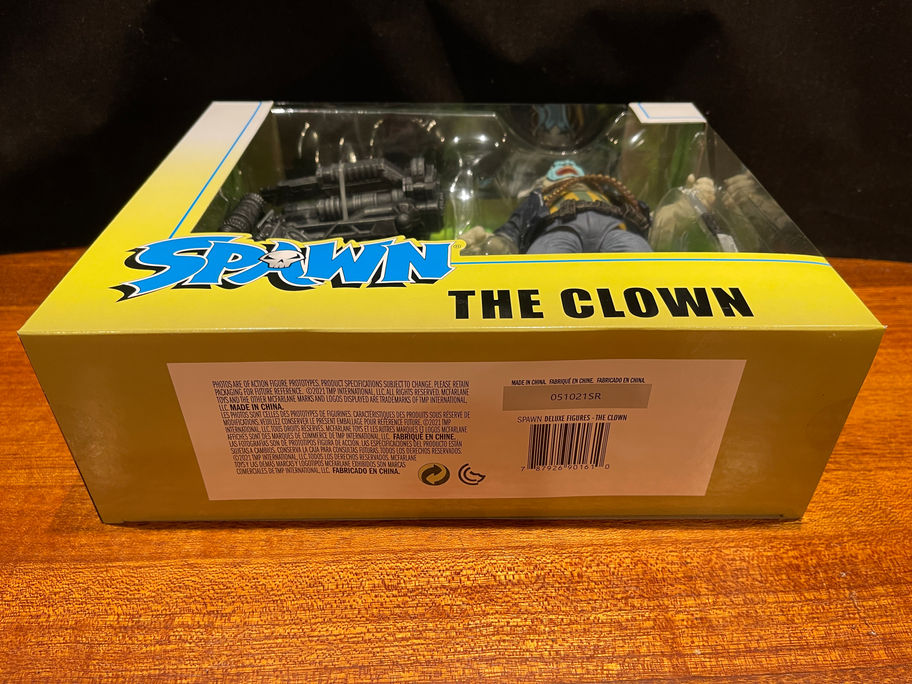 Spawn The Clown action figure box