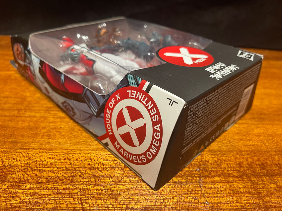 House of X Marvel Legends Omega Sentinel action figure box