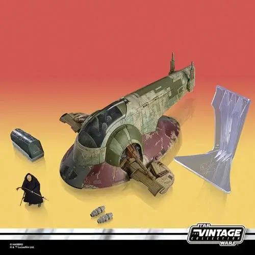 Boba Fett's Starship with Book of Boba Fett Figure