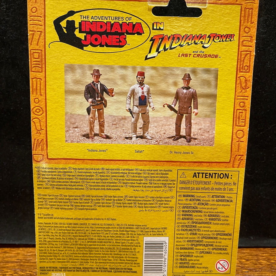 INDIANA JONES Retro Collection SALLAH (LAST CRUSADE) 3.75" Kenner Action Figure