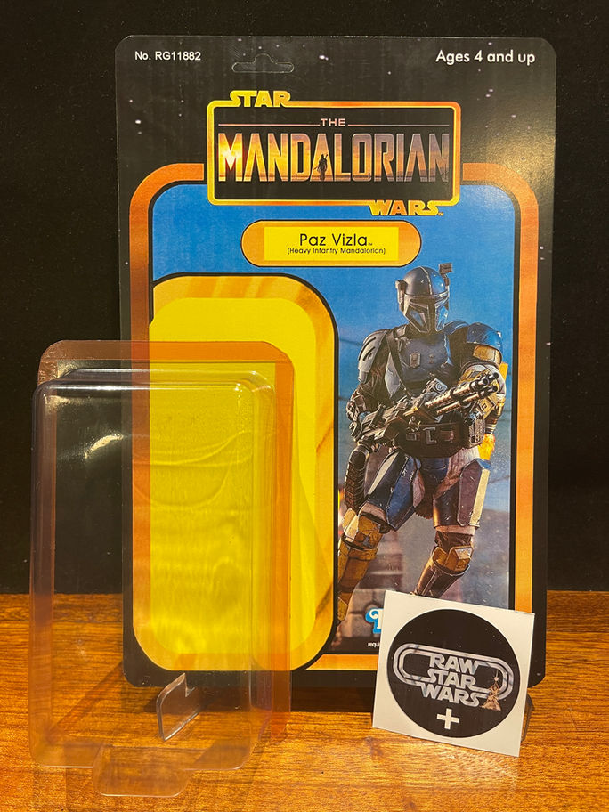 The Mandalorian action figure card