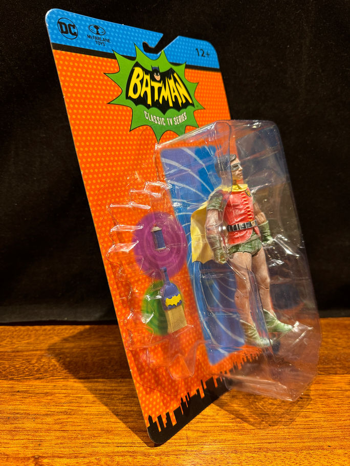 McFarlane Toys RETRO WAX ROBIN Batman Classic TV Series 6" Action Figure
