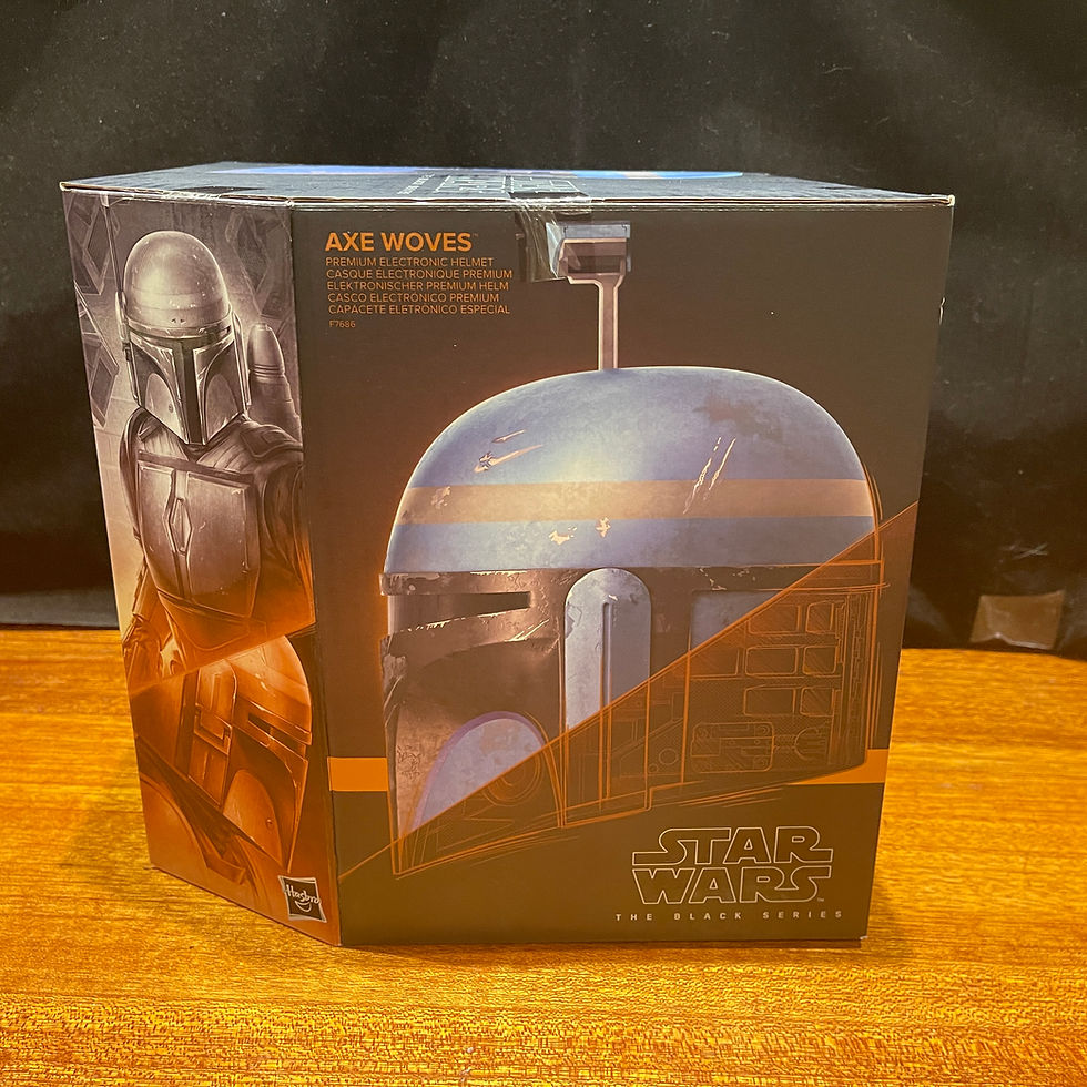 Thumbnail: STAR WARS Black Series AXE WOVES Premium Electronic Helmet

