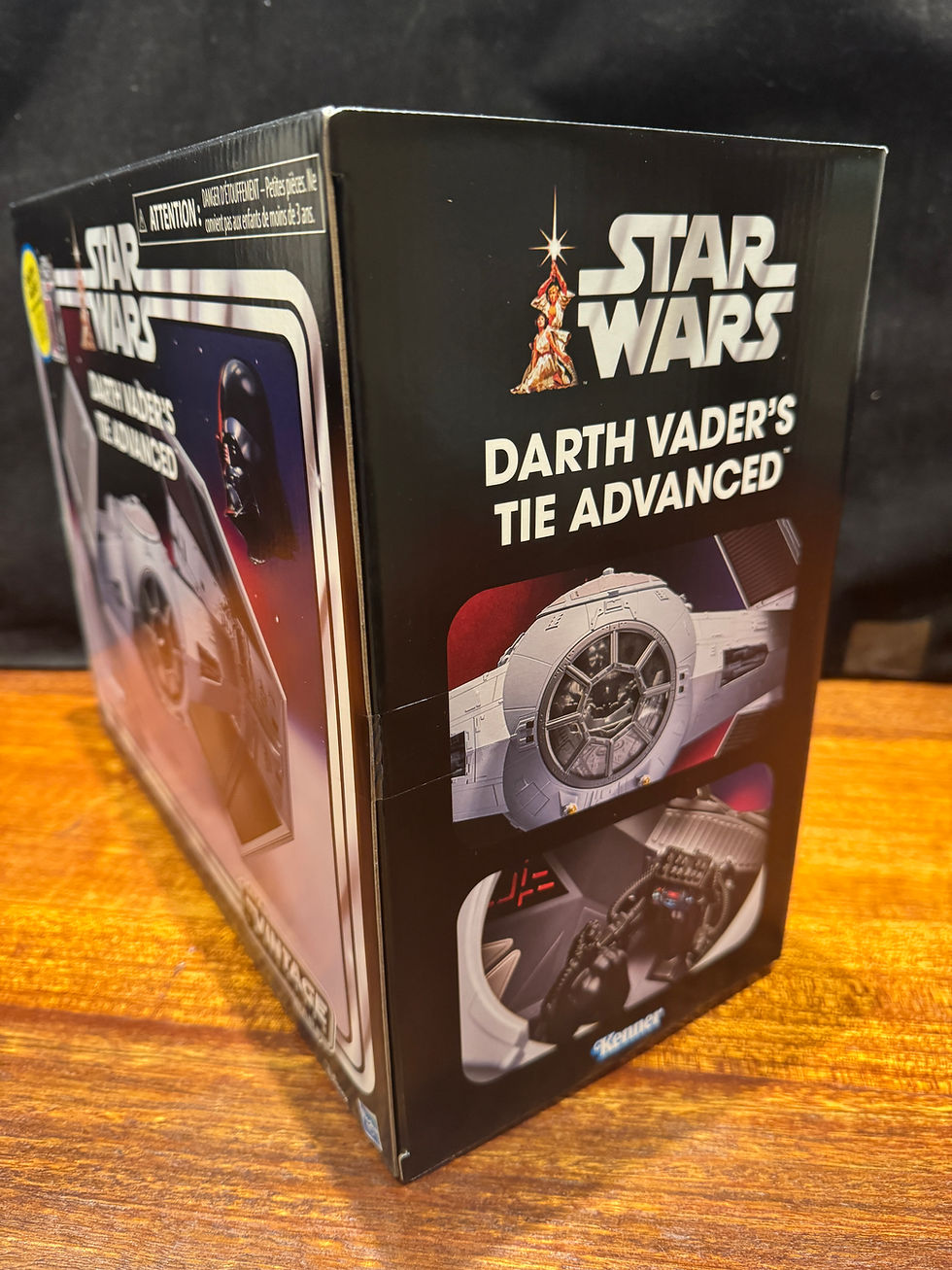 Thumbnail: STAR WARS Vintage Collection DARTH VADER'S TIE ADVANCED with Carded VC334 Figure