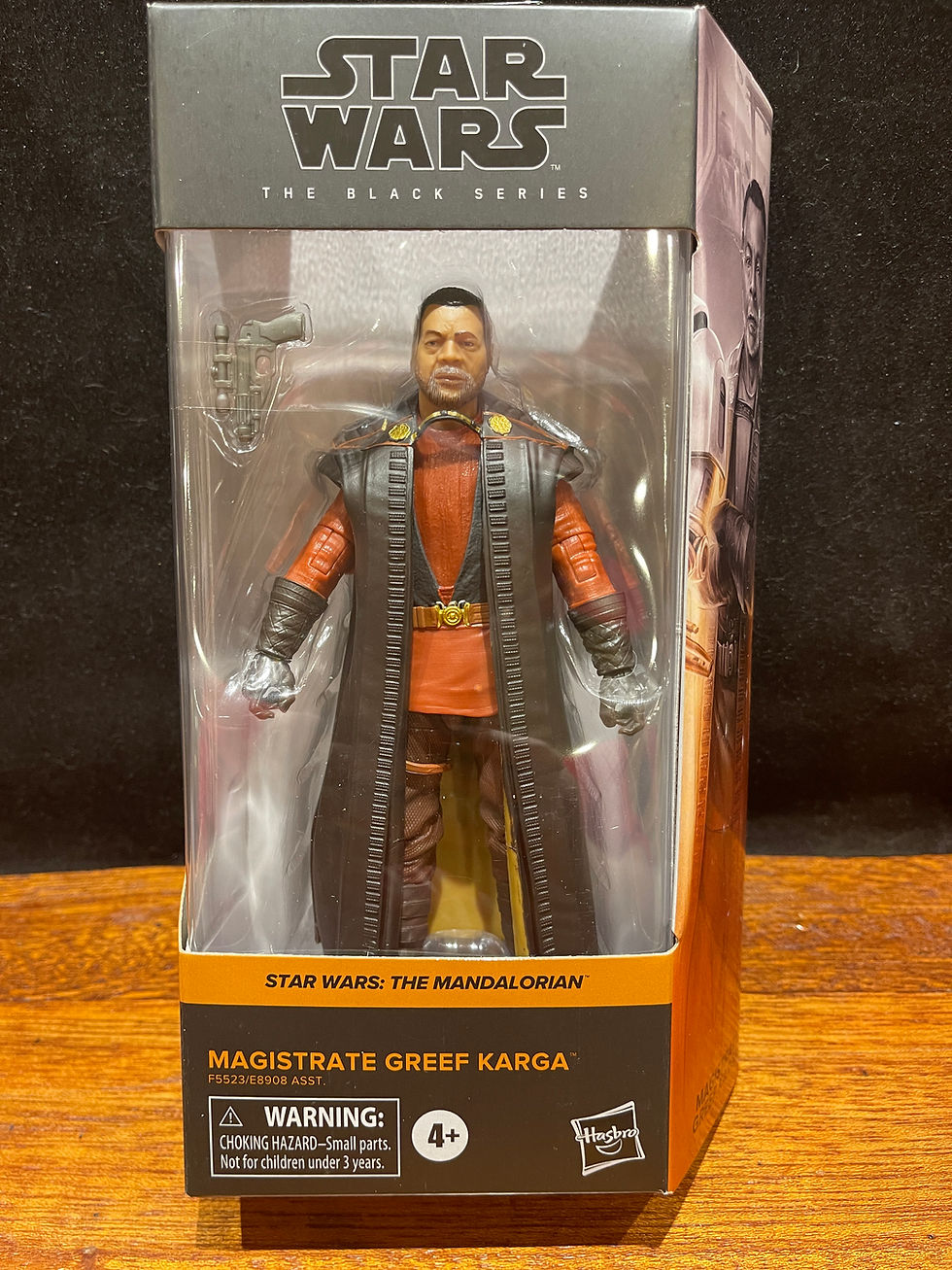 Thumbnail: Magistrate Greef Karga Star Wars The Mandalorian action figure