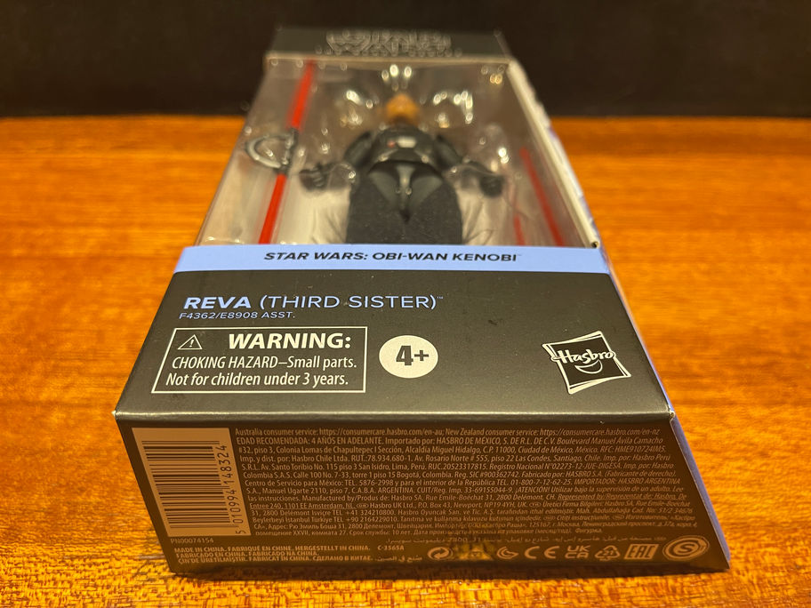 Reva (Third Sister) Star Wars Black Series action figure box