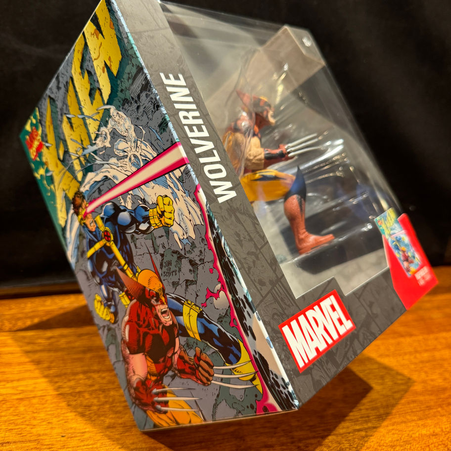McFarlane Toys
WOLVERINE
X-Men #1
Comic Cover Posed Figure
COLLECTORS GRADE MINT
Inspired by X-Men #1! This 1:10 scale posed figure features an environmental base and backdrop scene. Also included is a collectible art card with character artwork on the front and comic synopsis. It's Xavier's X-Men vs. Magneto, the Master of Magnetism! The X-Men's oldest enemy is back and it's going to take everyone the X-Men have to bring him down. Don't miss the Marvel Wave 1 Wolverine X-Men #1 1:10 Scale Posed Figure with Scene! Ages 12 and up.
McFarlane Toys WOLVERINE - X-Men #1 Comic Cover Posed Figure