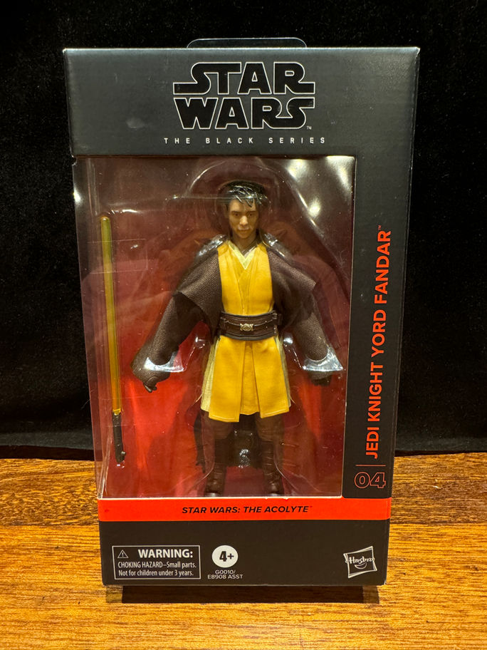 STAR WARS Black Series JEDI KNIGHT YORD FANDAR #04 (Acolyte) 6" Action Figure