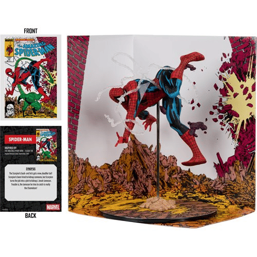McFarlane Toys Amazing Spider-Man #318 1:10 Scale Posed Figure with Scene
