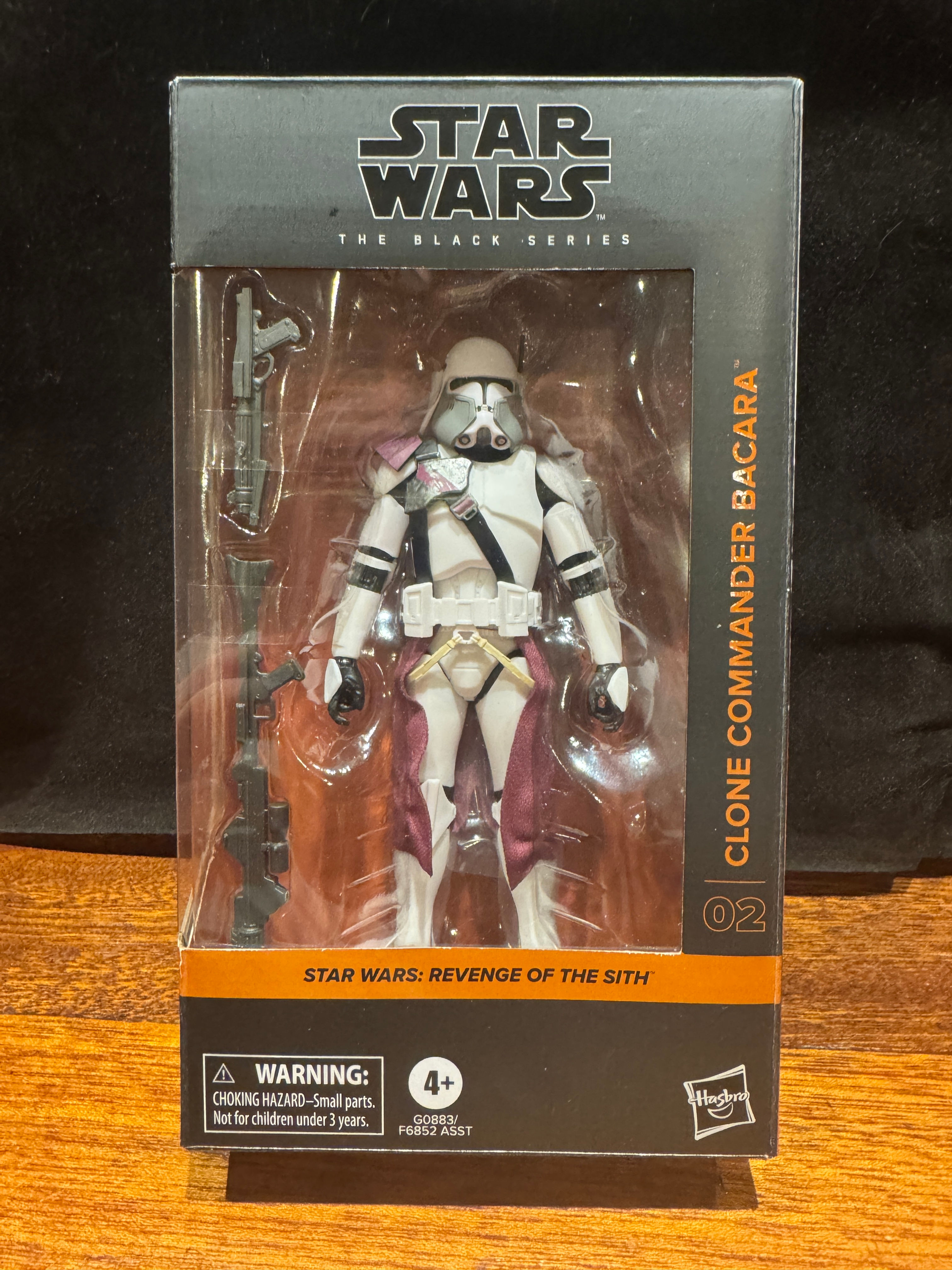 STAR WARS Black Series CLONE COMMANDER BACARA #02 6" Action Figure