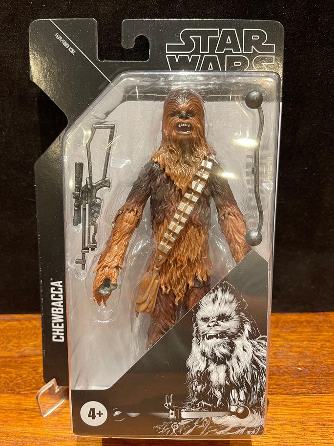 Chewbacca action figure in package