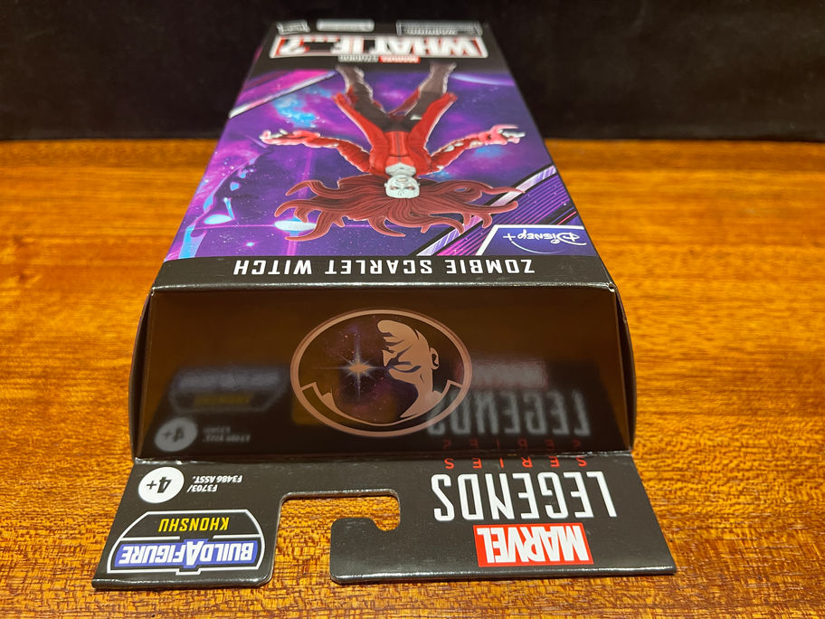 Marvel Legends Zombie Scarlet Witch action figure box