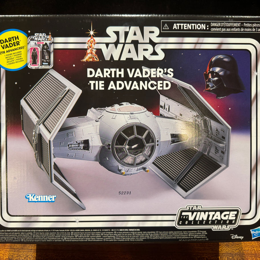 STAR WARS Vintage Collection DARTH VADER'S TIE ADVANCED with Carded VC334 Figure