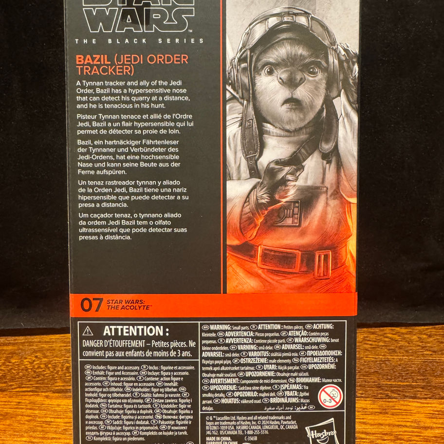 Star Wars Black Series BAZIL (Jedi Order Tracker) #07 6" Action Figure