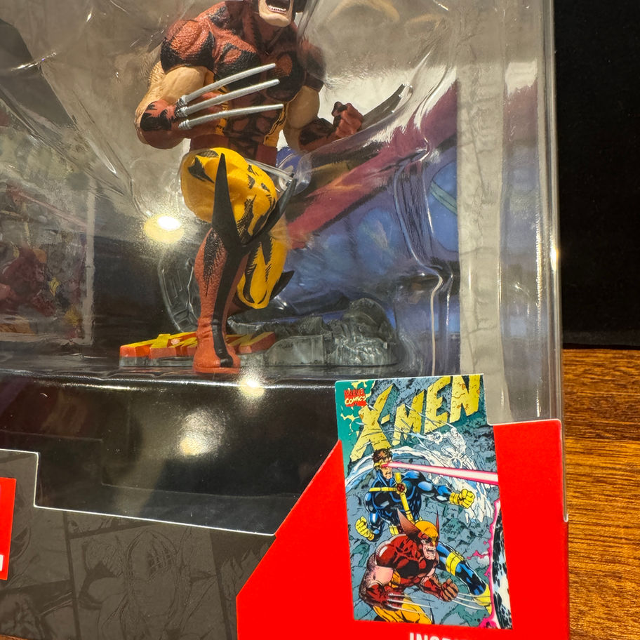 McFarlane Toys
WOLVERINE
X-Men #1
Comic Cover Posed Figure
COLLECTORS GRADE MINT
Inspired by X-Men #1! This 1:10 scale posed figure features an environmental base and backdrop scene. Also included is a collectible art card with character artwork on the front and comic synopsis. It's Xavier's X-Men vs. Magneto, the Master of Magnetism! The X-Men's oldest enemy is back and it's going to take everyone the X-Men have to bring him down. Don't miss the Marvel Wave 1 Wolverine X-Men #1 1:10 Scale Posed Figure with Scene! Ages 12 and up.
McFarlane Toys WOLVERINE - X-Men #1 Comic Cover Posed Figure