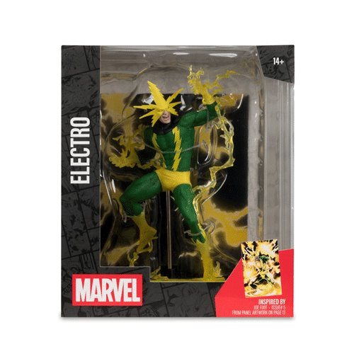 McFarlane Toys Marvel Electro Joe Fixit #5 1:10 Scale Posed Figure with Scene