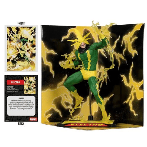 McFarlane Toys Marvel Electro Joe Fixit #5 1:10 Scale Posed Figure with Scene
