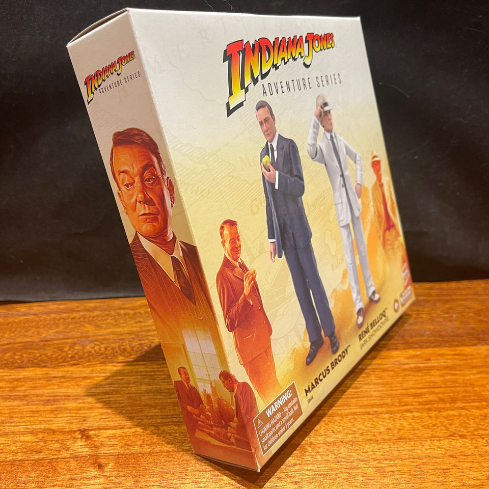 Indiana Jones Adventure Series Marcus Brody & Rene Belloq (Ark Showdown) Set