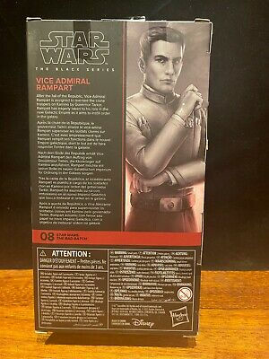 Vice Admiral Rampart Star Wars action figure box back