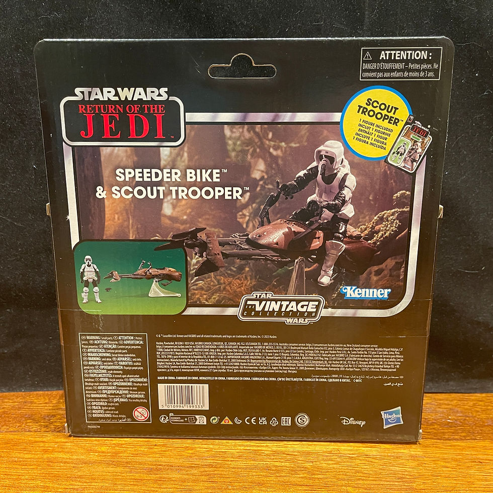 Thumbnail: Star Wars Jedi Speeder Bike & Scout Trooper Vintage Collection action figure