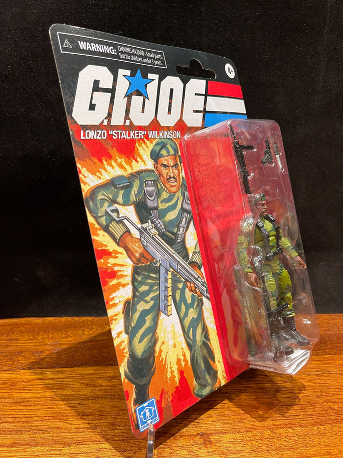 GI JOE Retro Collection LONZO "STALKER" WILKINSON 3.75" Action Figure