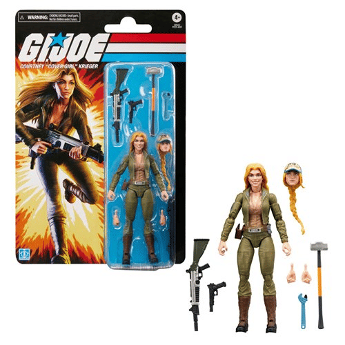 G.I. Joe Classified Retro Cardback Courtney Cover Girl Krieger Action Figure