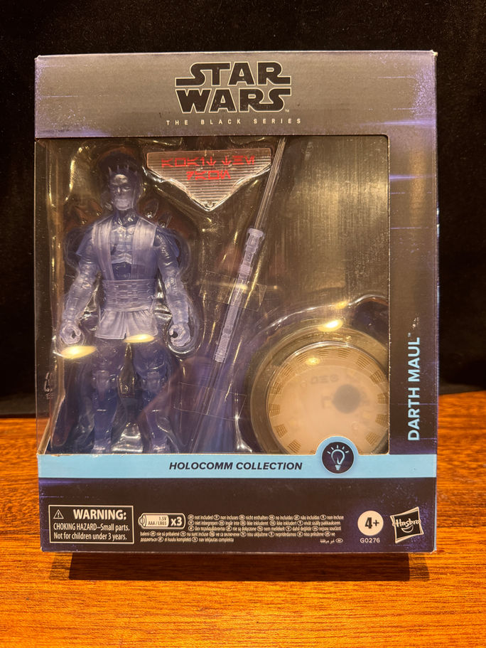 STAR WARS Black Series DARTH MAUL HOLOCOM COLLECTION 6" Exclusive