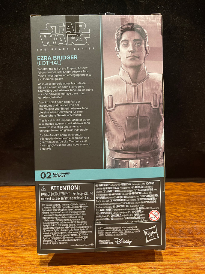STAR WARS Black Series EZRA BRIDGER #02 6" Action Figure
