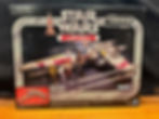 Star Wars Vintage Collection with X-Wing and figures RAWSTARWARS box set display.