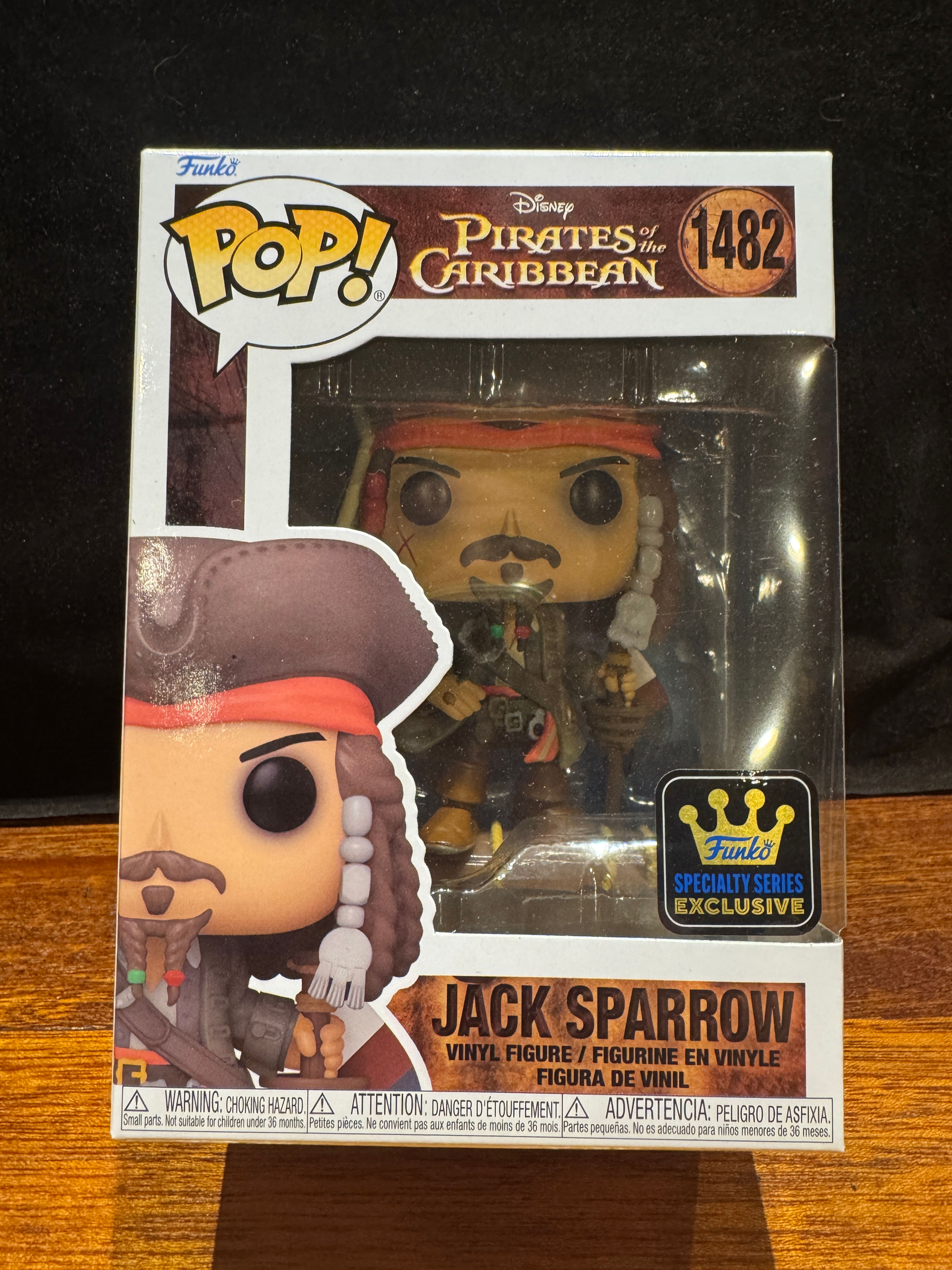 Funko POP! JACK SPARROW #1482 Specialty Series EXCLUSIVE