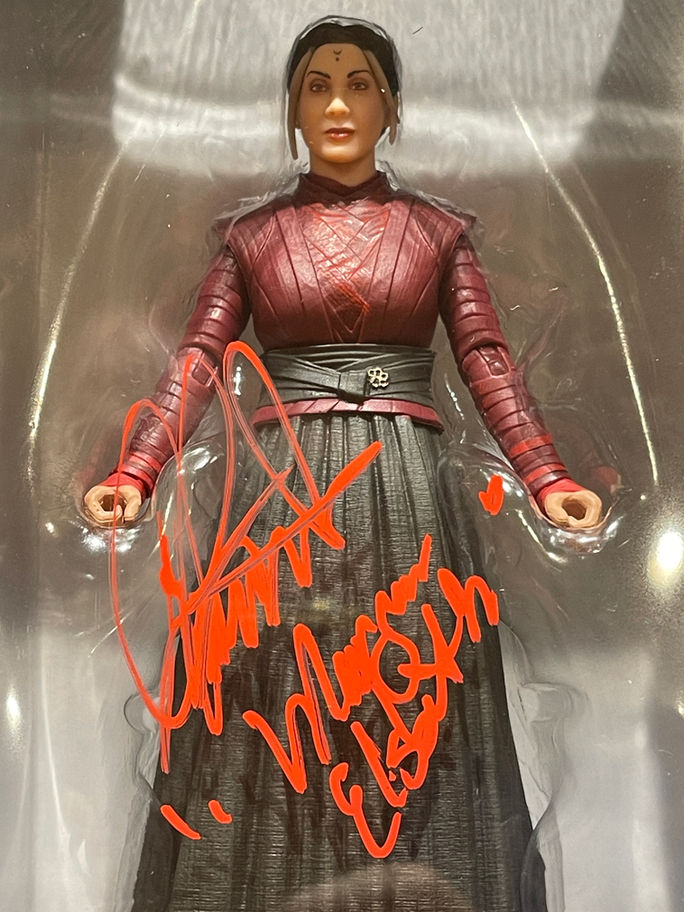 Autographed Star Wars Black Series Morgan Elsbeth #04