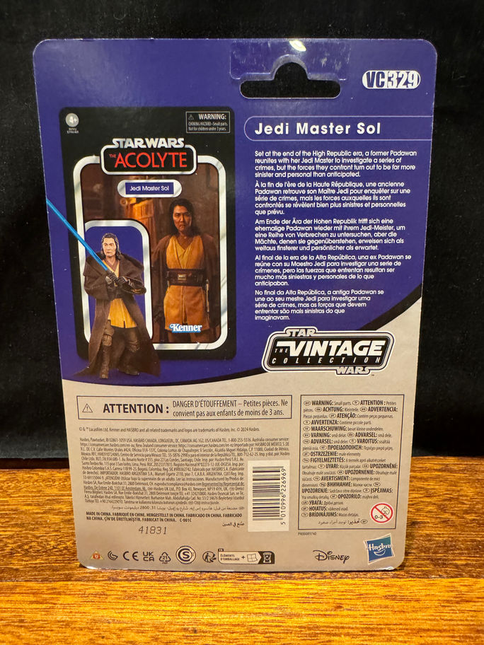 STAR WARS Vintage Collection JEDI MASTER SOL VC329 3.75" Action Figure