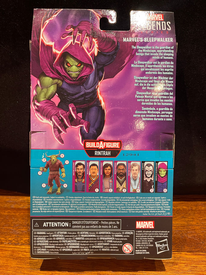Marvel's Mysterio Build-A-Figure box