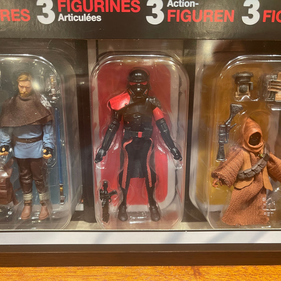 Three Star Wars Vintage Collection 3.75" Obi-Wan Kenobi Multipack figures