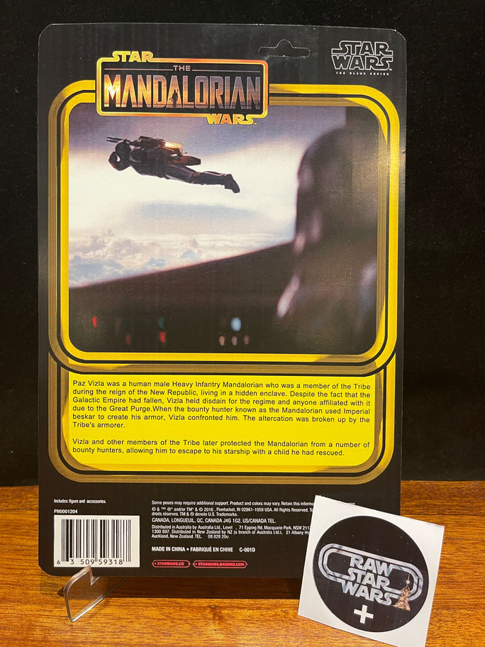 Mandalorian flying; vintage poster, RAWSTARWARS
